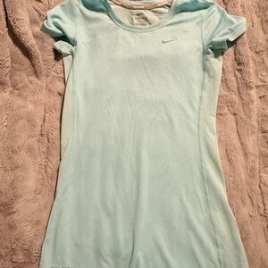 Nike Light Blue Athletic Shirt XS